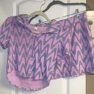 2 piece LA Hearts Lounge set